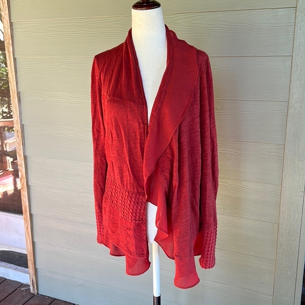 Anthropologie - Meadow Rue - Open Front Cardigan